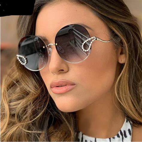 Women's Blue Designer Sunglasses 